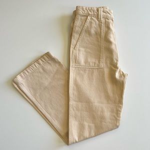 Zara wide leg high rise high waisted jeans pants